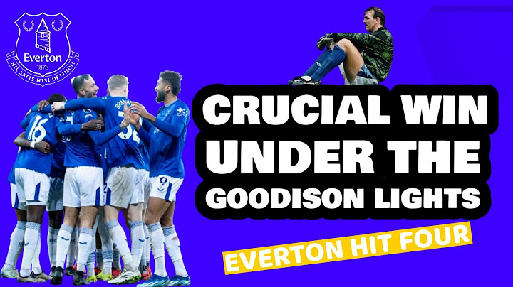 EVERTON 4 - 0 WOLVES - CRUCIAL WIN UNDER THE GOODISON LIGHTS! * EVERTON HIT FOUR!!