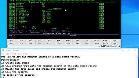 IBM-i/iSeries/AS400 Data Queue (*DtaQ) Maximum Record Length