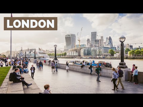 London, المملكة المتحدة | جولة مشي 4K | 17 يناير 2023