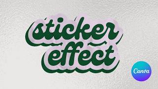 How to create a sticker effect in Canva (Easy Tutorial)