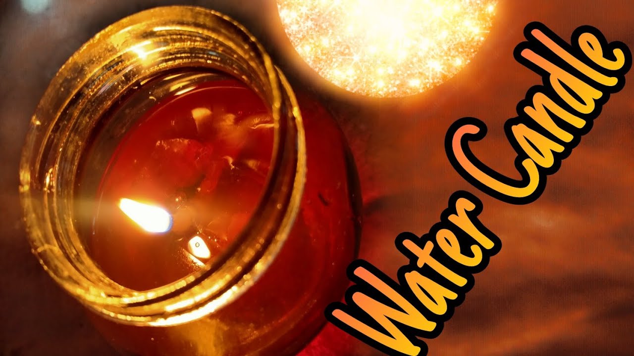 Water Candle Making at home Easy Trick Diwali Special YouTube