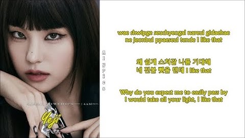 ITZY - Snowy (Rom-Han-Eng Lyrics) Color & Picture Coded