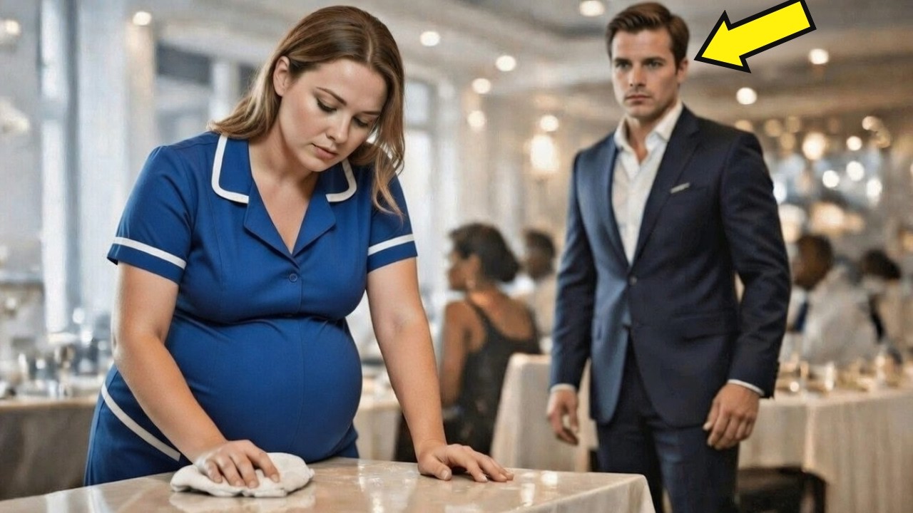 📌MILLONARIO VE A SU EXESPOSA EMBARAZADA TRABAJANDO COMO MESERA — LO QUE PASÓ DESPUÉS CAMBIÓ TODO❤️‍🔥