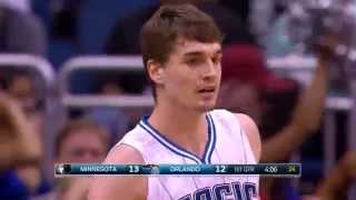 2015-11-18 NBA RS Mario Hezonja vs Minnesota