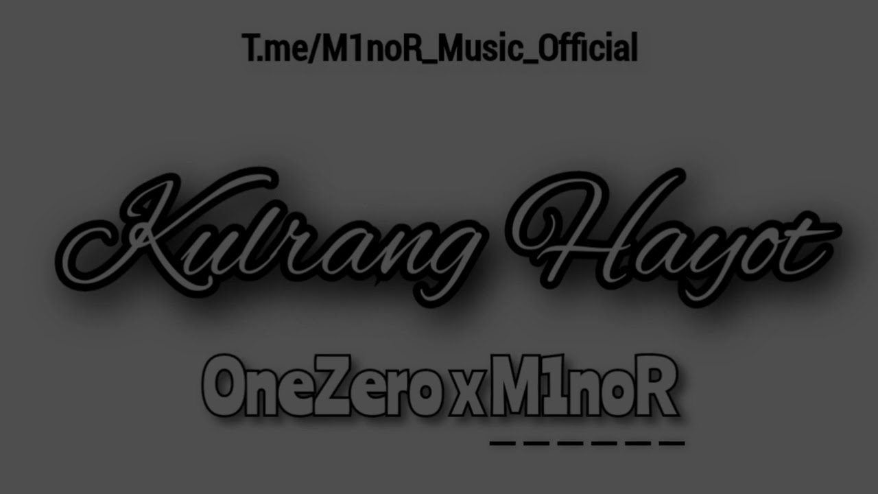 OneZero ft M1noR LDM - Kulrang Hayot (Zerikish New)