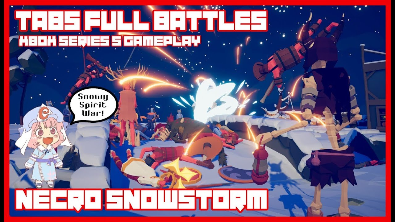 [TABS] Full Battles | Necro Snowstorm | (Xbox Series S Gameplay)
