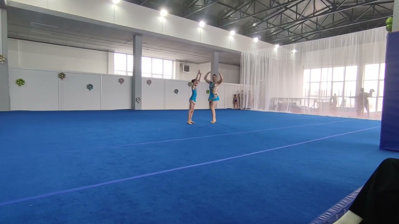 ЖП 2 спортивный , Мудрова Ангелина - Кардаполова Дарья, ДК «Машиностроитель», Балансовое упражнение