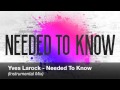 Yves Larock - Needed To Know (Instrumental)