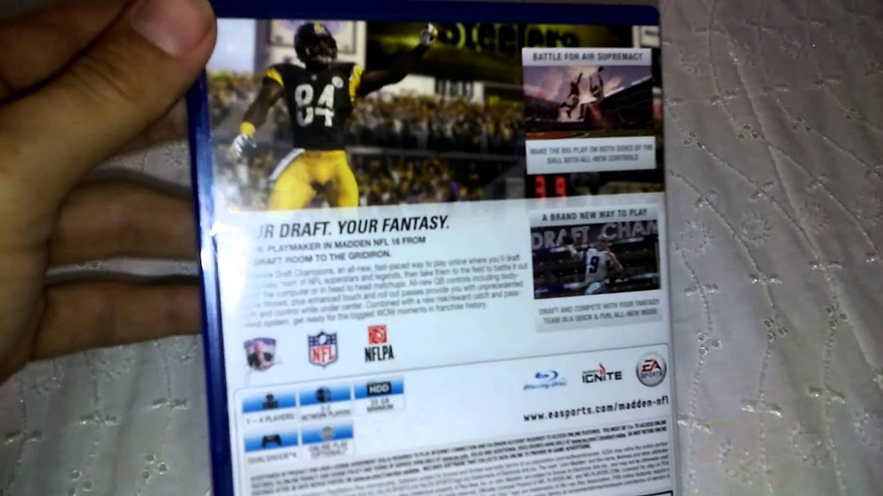Madden NFL 16 UNBOXING!