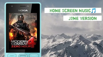 Modern Combat 4 Zero Hour Home Screen Music || Gameloft Game Sound || Java Game Music || J2me Sounds