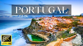 Portugal 8K ultra hd 60fps Drone Video with relaxing music| Beautiful places in Portugal