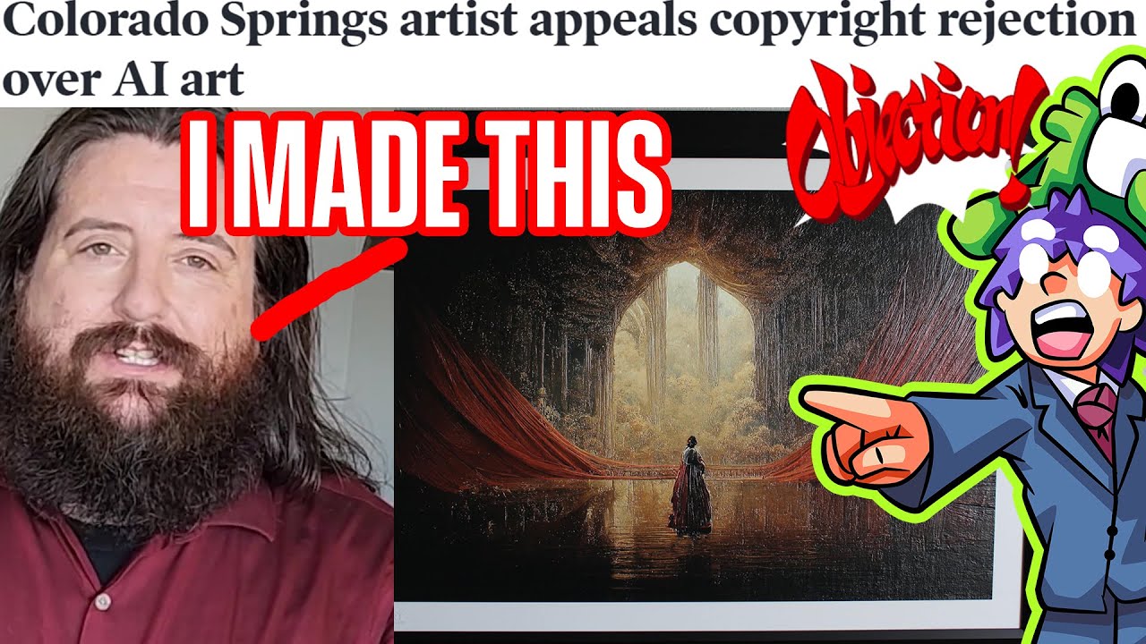Unhinged Ai "Artist" wants to Copyright your art