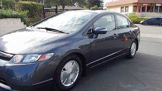 2007 Honda Civic Hybrid with Navigation video overview and walk around