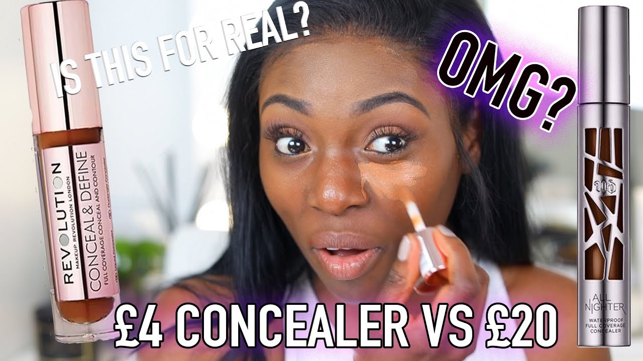 DUPES NEW MAKEUP REVOLUTION CONCEALERS VS THE NEW URBAN DECAY ALL