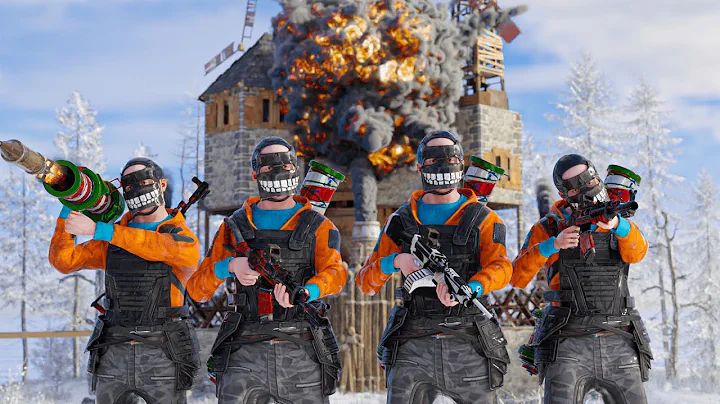 40,000 HOUR GOD SQUAD VS ZERGS - Rust (Movie)