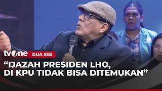 Pengacara Tifa: Ijazah Jokowi Tahun 2019 di KPU Gak Ada, Aneh Lo! | Dua Sisi tvOne