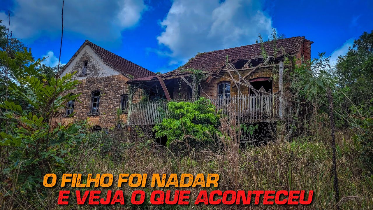 IMPONENTE CASARÃO DE 1884 ABANDONADO APÓS UMA TR4GÉD1A NA FAMÍLIA!