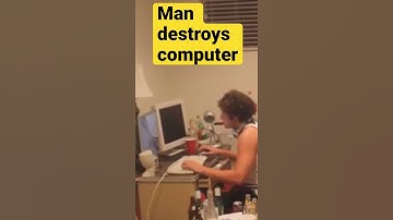 Man destroy computer #shorts