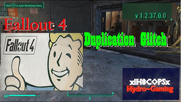 Fallout 4 Junk/item Duplicate Glitch AfterPatch 2.1 (HydroGaming)