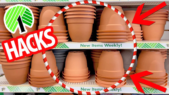 🎄GRAB $1 PLANTERS from the Dollar Store for these BRILLIANT HACKS!