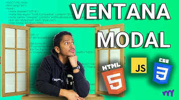 Ventana Modal 🪟con HTML + CSS + JAVASCRIPT