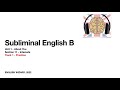 Subliminal English B  1.11 - Interests Track 1