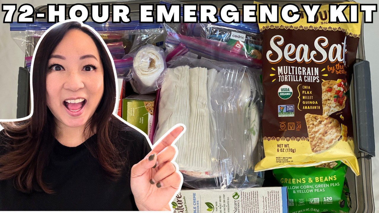 72-Hour Emergency Kit (food) | with Vegan and Nut-Free ideas - YouTube