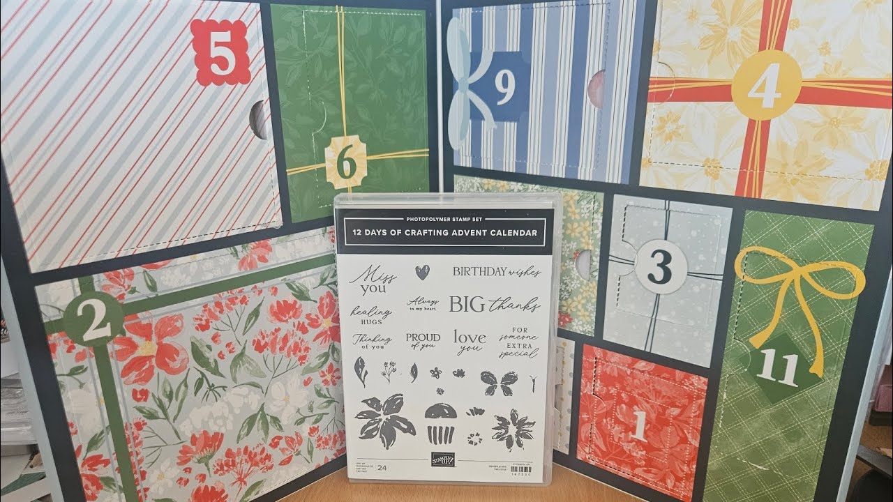 Stampin' up! 12 days of crafting advent calendar reveal - SPOILER ALERT!!! 