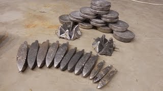 how to melt lead to make snapper and star sinkers and ingots