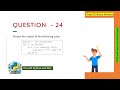 Question - 24 | Class 12th 2023 CS mid-term Paper (morning session) | List in Python
