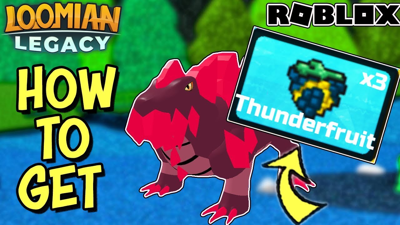 How To Get Thunderfruit Easy In Loomian Legacy Roblox How To - tiklipse gleaming vesperatu roblox loomian legacy youtube