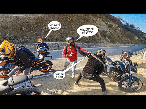 Chapri riders ke sath hui ladai ? | Extreme road rage with chapri riders | #chapri #roadrage