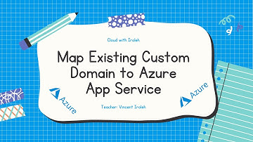 Map Existing Custom Domain to Azure App Service