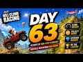 Day 63 Insane Record Break Gameplay 🔥 Hill Climb Racing High Score 🚀#HillClimbRacing #mobilegamin