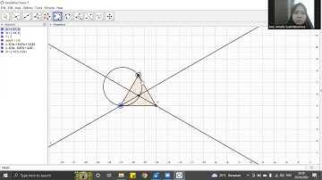 Tutorial Membuat Lingkaran Dalam Segitiga dengan Geogebra