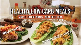 Meal Prep Ideas - Healthy Lettuce Wrap Recipes