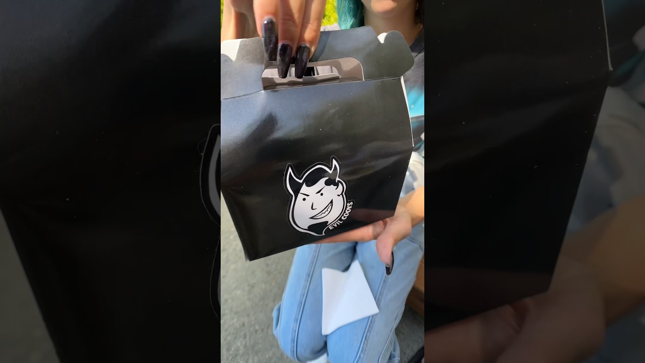 Eating an UNHAPPY MEAL at GOTH MCDONALDS 