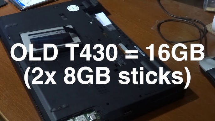 Tutorial: to Upgrade T430 Thinkpad Laptop to 8GB 16GB - YouTube