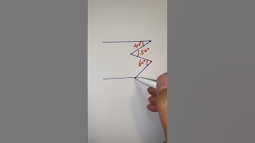 Challenge geometry: Parallel lines #angle #shorts
