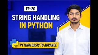 #20: String handling in python - guide for beginners #python #programmingtutorial #codingtutorial