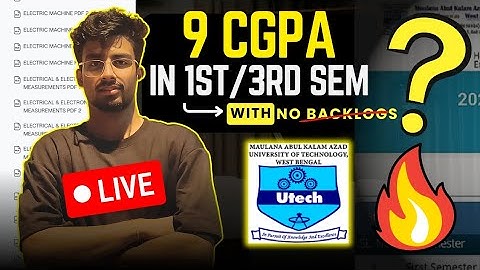 😱ROADMAP for MAKAUT 1st & 3rd Semester EXAM🔴{9 CGPA with NO BACKLOGS}💯 #makaut #makautsemester 