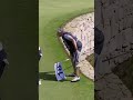 Tour caddie falls into the lake! 😂