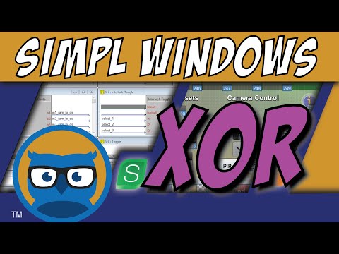 Crestron SIMPL Windows XOR Symbol Tutorial