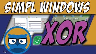 Crestron SIMPL Windows XOR Symbol Tutorial