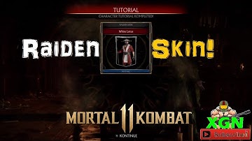 Mortal Kombat 11 how to unlock Raiden White Lotus skin, Character Tutorial