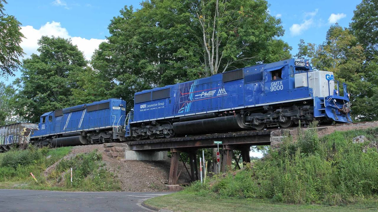 valentine eve's nightmare CT-1 Southbound on the Middletown Branch, 8-13-15