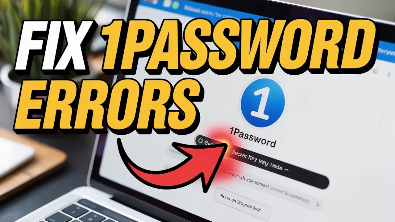 How to Fix 1Password Login Issues – Secret Key Errors - YouTube