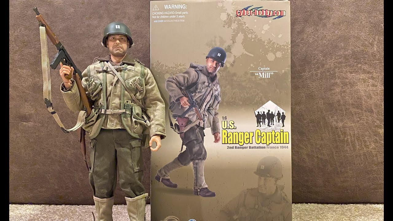 WWⅡ cyber hobby major schiize フィギュア Major Benno Pfeiffer - FJ Pionier Commander Cyber Hobby - Machinegun