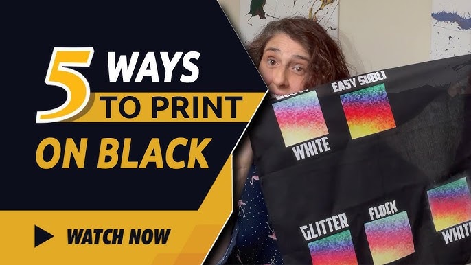 BEST way to Sublimate on Black Shirts without Bleach! 😲 