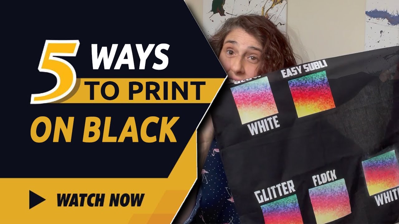 5 Ways to Sublimate on a Black Shirt!, How to Sublimate on Black